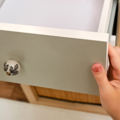 Furniture vinyl wrap Dark cream