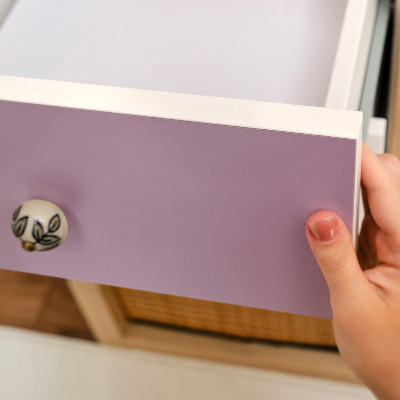 Self-adhesive furniture wrap Light purple