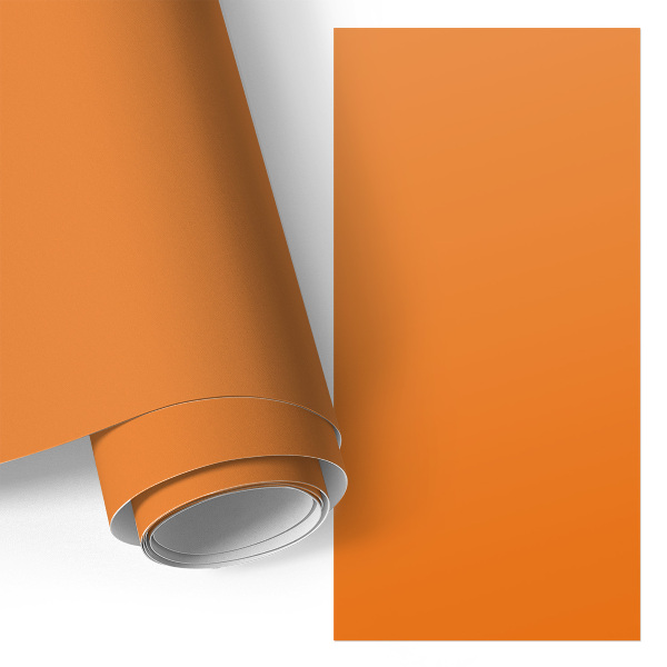 Self-adhesive furniture wrap Strong orange
