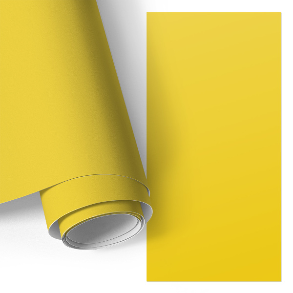 Furniture vinyl wrap Intense yellow