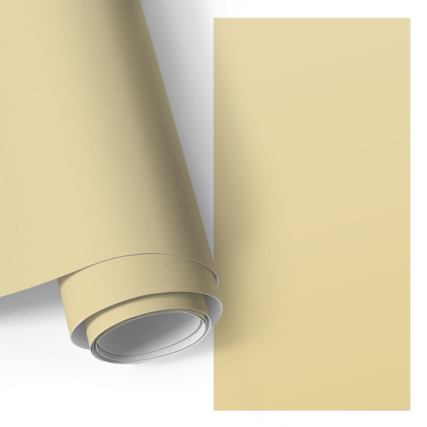 Self-adhesive furniture wrap Beige-yellow