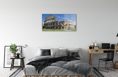 Glass print Rome colosseum