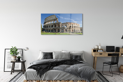 Glass print Rome colosseum