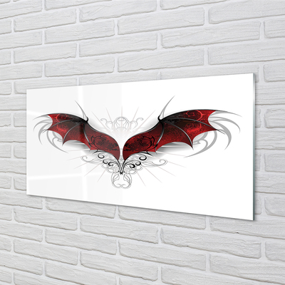 Glass print Dragon wing