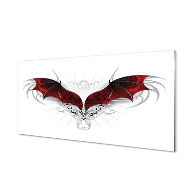 Glass print Dragon wing