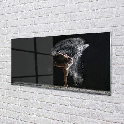 Glass print Smoke woman