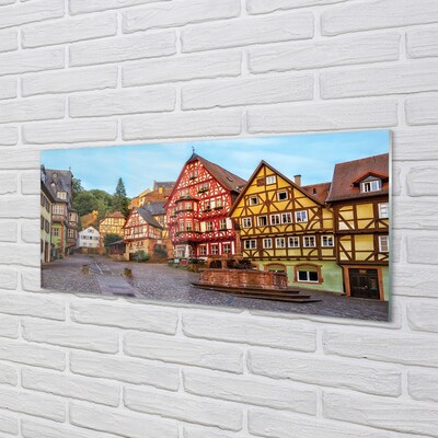 Glass print Germany bayern old town