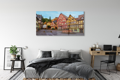 Glass print Germany bayern old town