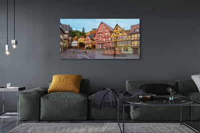 Glass print Germany bayern old town