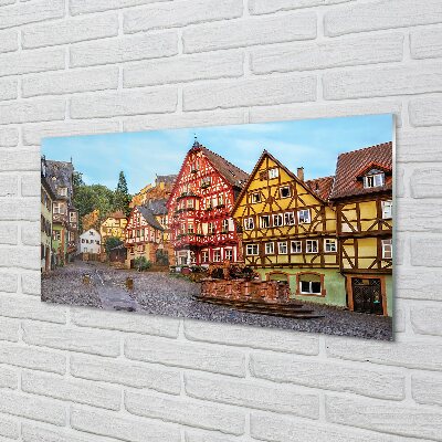 Glass print Germany bayern old town