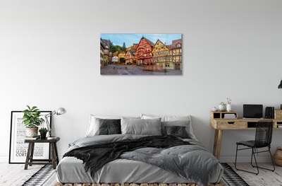 Glass print Germany bayern old town