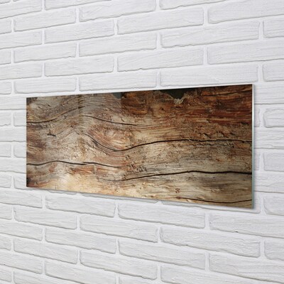 Glass print Grain wood council