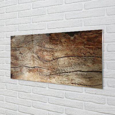 Glass print Grain wood council