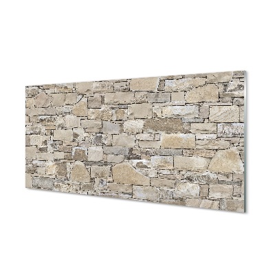 Glass print Wall stone wall