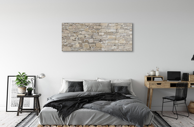 Glass print Wall stone wall