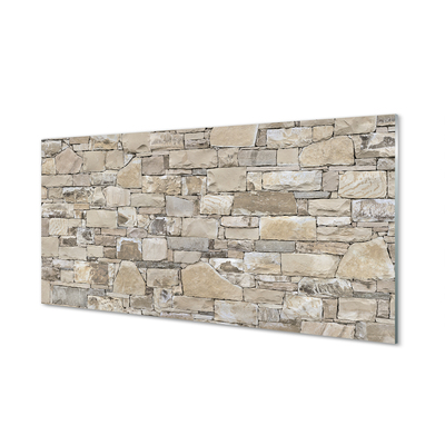 Glass print Wall stone wall