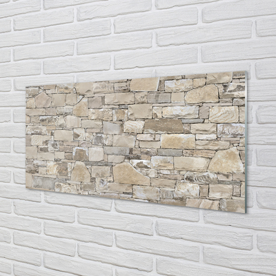 Glass print Wall stone wall