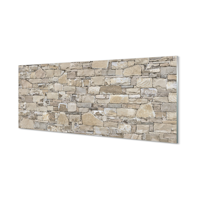 Glass print Wall stone wall