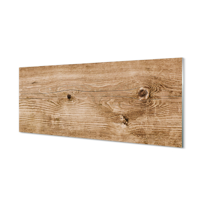 Glass print Wood grain plank