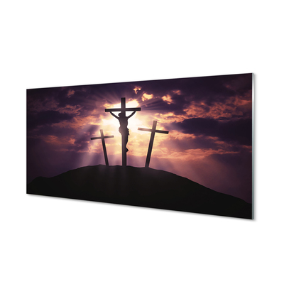 Glass print The cross of jesus