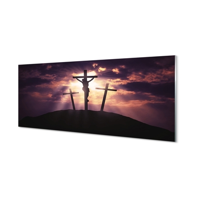 Glass print The cross of jesus