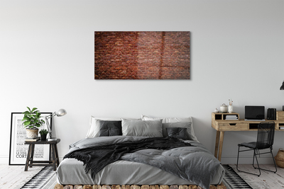 Glass print Vintage brick wall