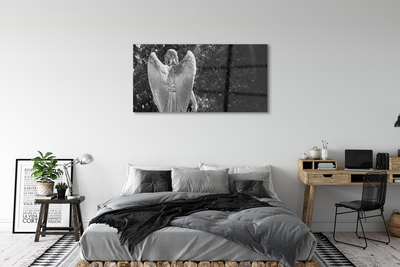 Glass print Angel wings tree