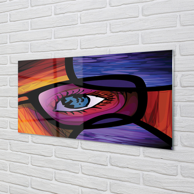 Glass print Eye image