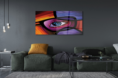 Glass print Eye image