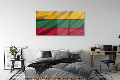 Glass print Flag of lithuania