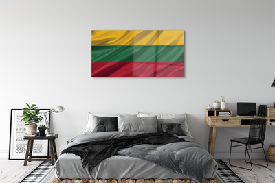 Glass print Flag of lithuania