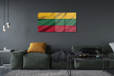 Glass print Flag of lithuania