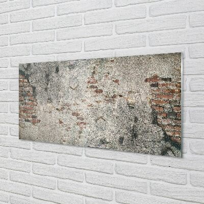 Glass print Stone brick wall