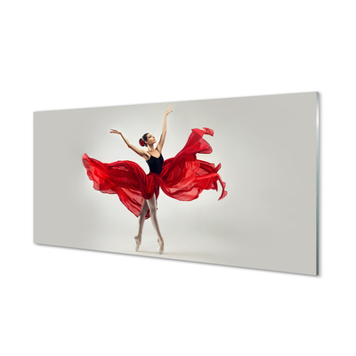 Glass print Ballerina woman