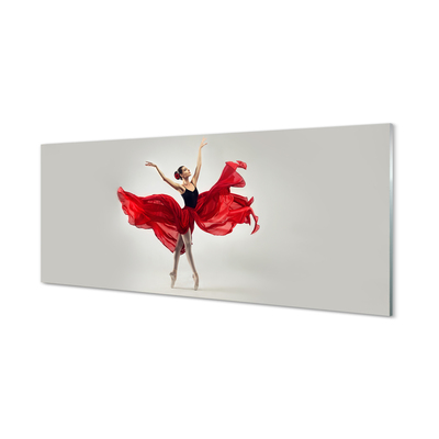 Glass print Ballerina woman