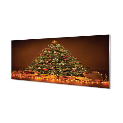 Glass print Christmas lights decoration gifts