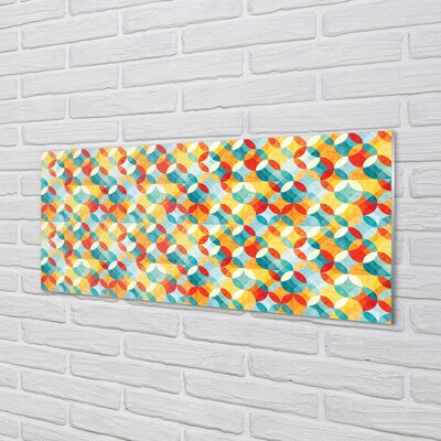 Glass print Colorful pattern