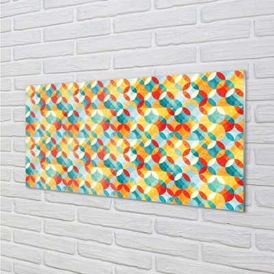 Glass print Colorful pattern