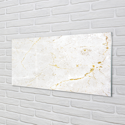 Glass print Marble stone wall