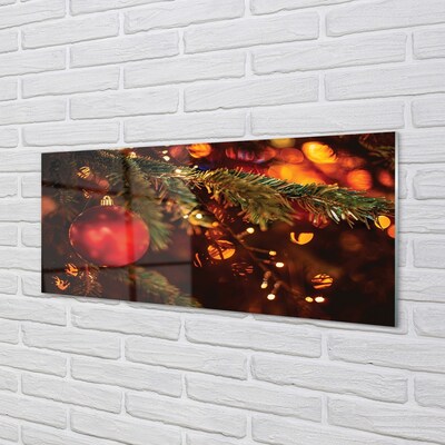 Glass print Christmas decoration