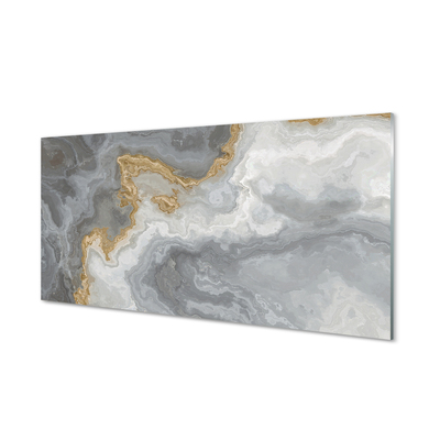 Glass print Stone marble stains