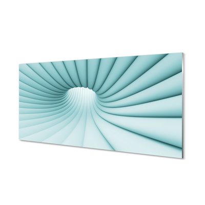 Glass print Geometric tunnel