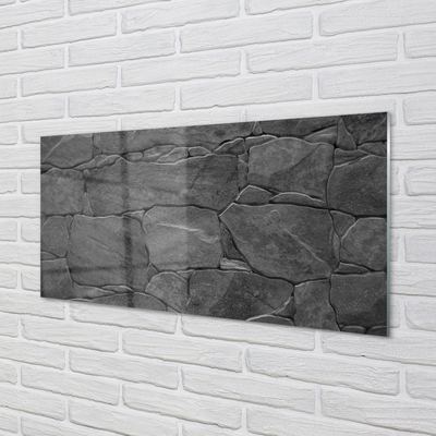 Glass print Wall stone wall