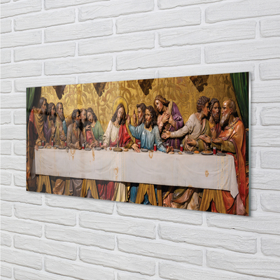 Glass print The last supper