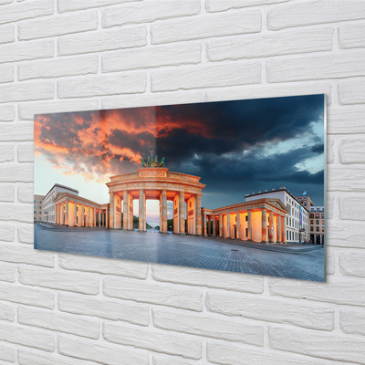 Glass print Germany brandenburg gate