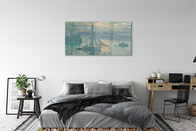 Glass print Sailing eastward art