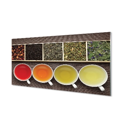 Glass print Herbal tea
