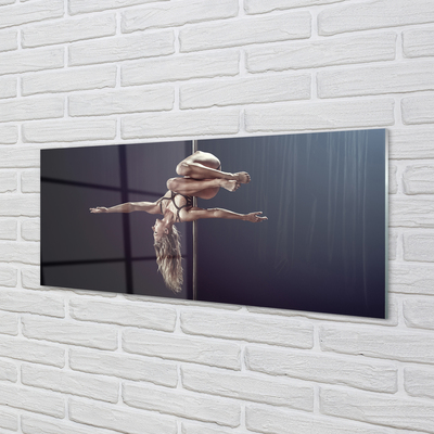 Glass print Woman dancing tube