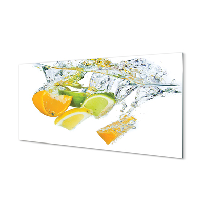 Glass print Citrus water