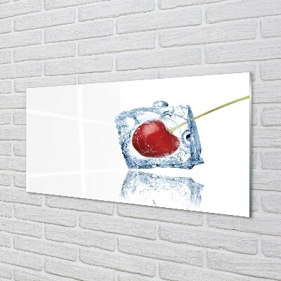 Glass print Cherry ice